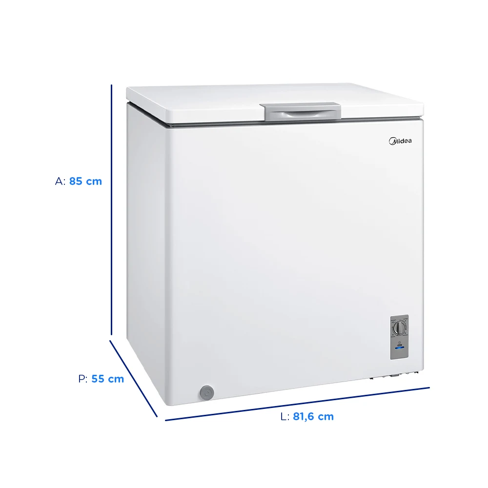 Freezer Midea 198L 1 Porta Horizontal Degelo Manual MDRC280SFZ013