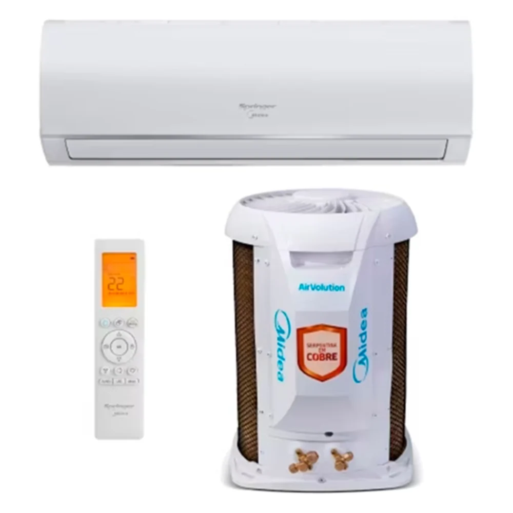 Ar Condicionado Split Frio 22000 BTUs 220V Air Volution R32 Midea