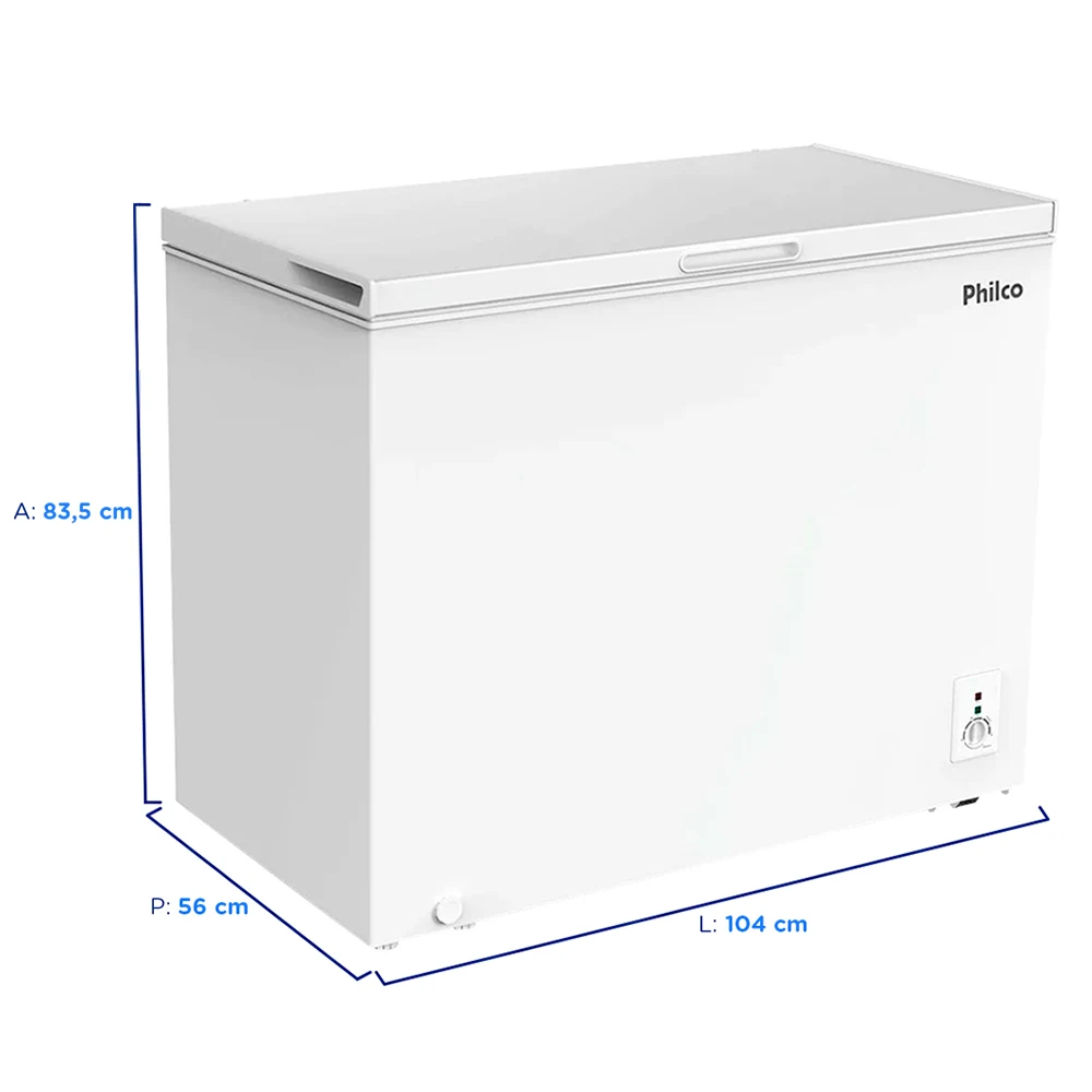 Freezer Philco 1 Porta Horizontal Degelo Manual PFH260B