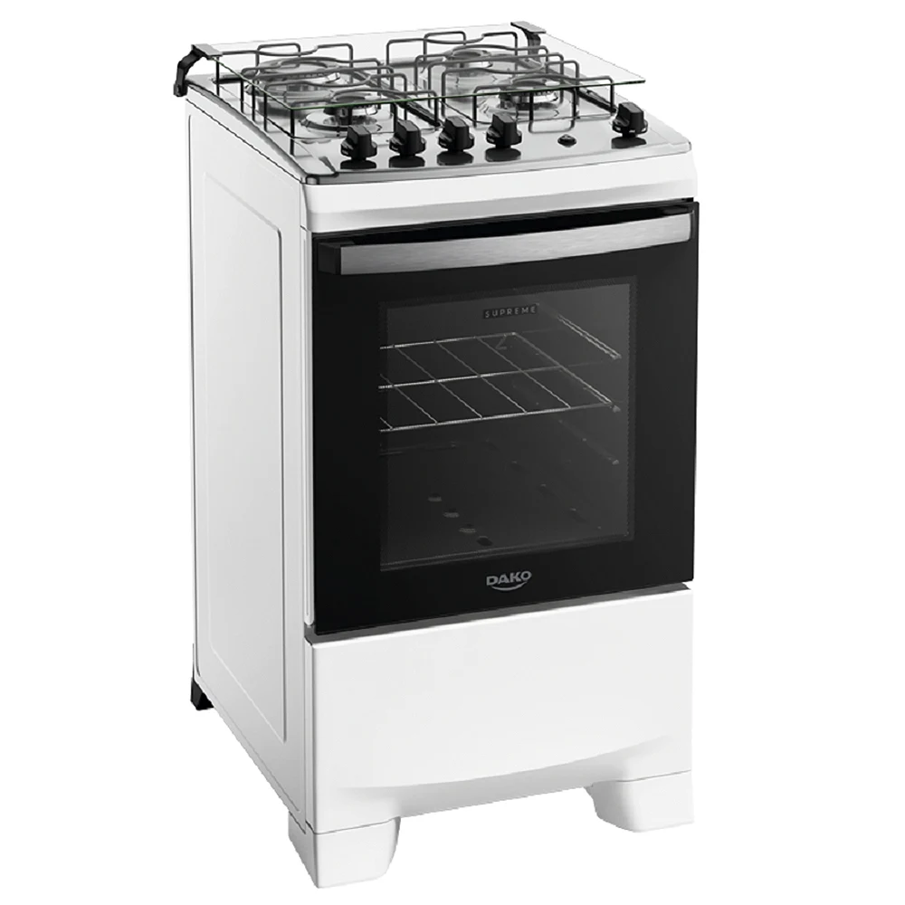 Fogão Dako Supreme 4 Bocas Automático Inox Forno 60L