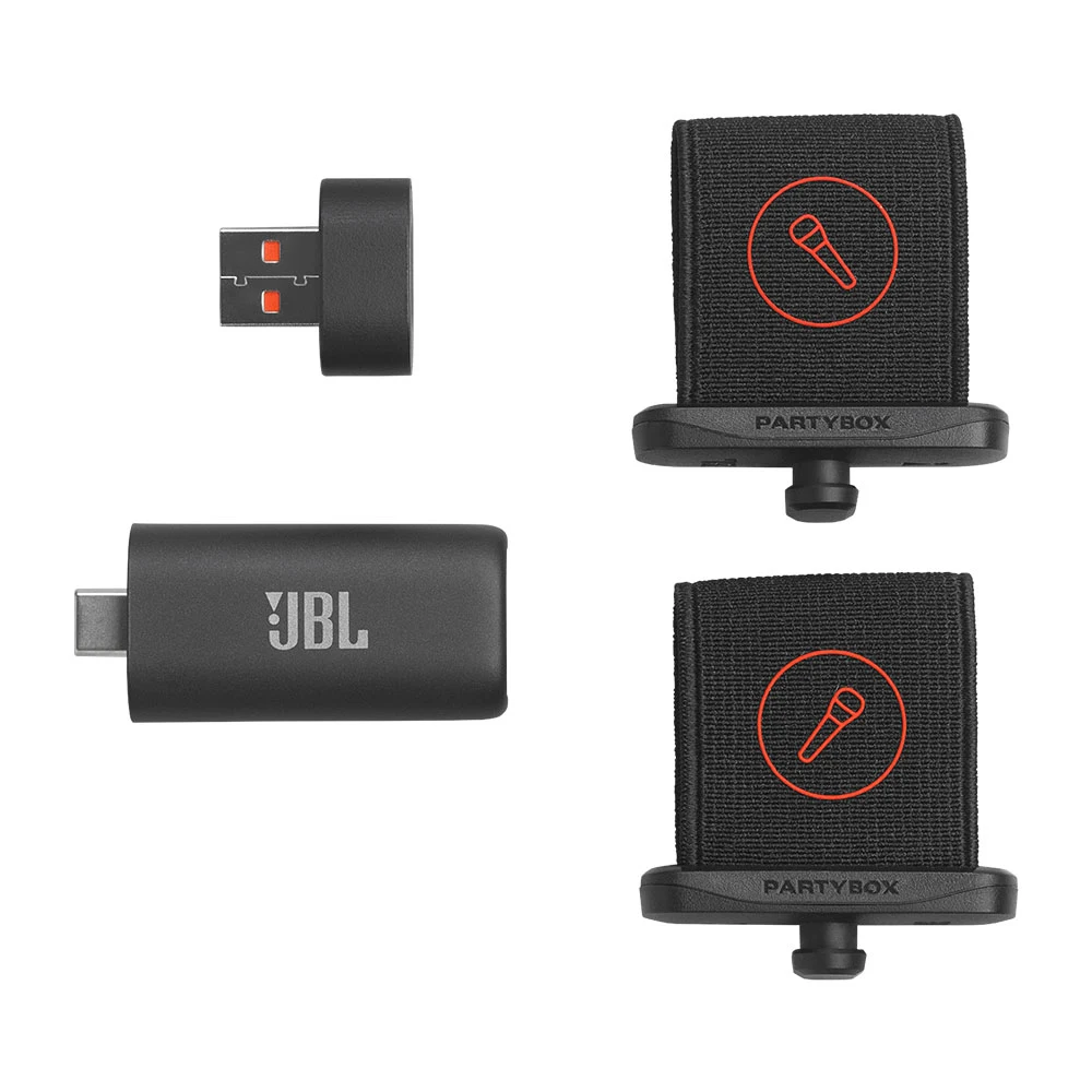 2 Microfones JBL EasySing Mics sem Fio