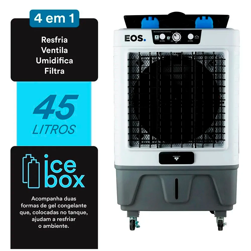 Climatizador de Ar EOS ECL510M 45L 3 Velocidades