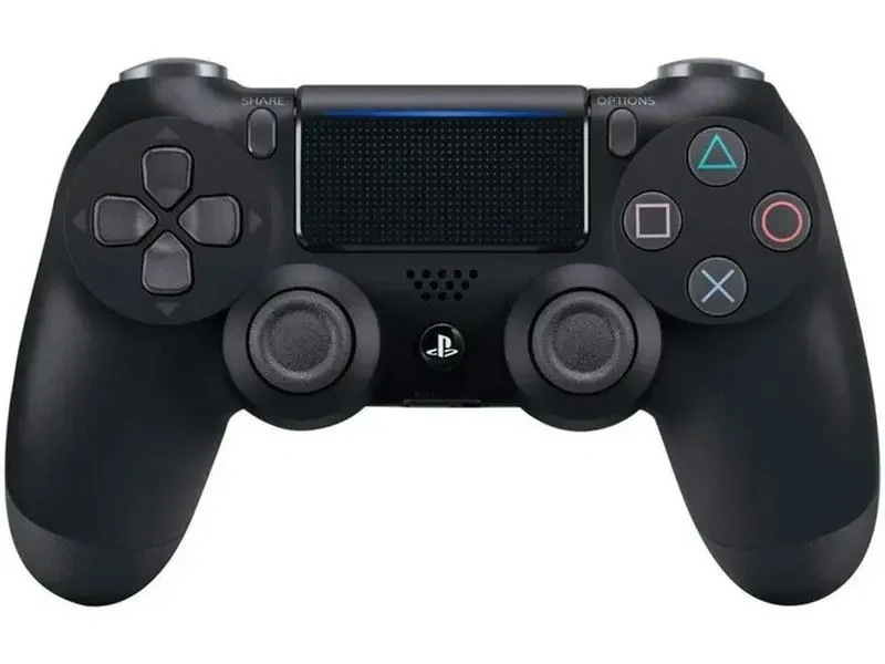 Controle FCA Compatível Com Ps4 Joystick Manete Ps4 Pc Cor Preto