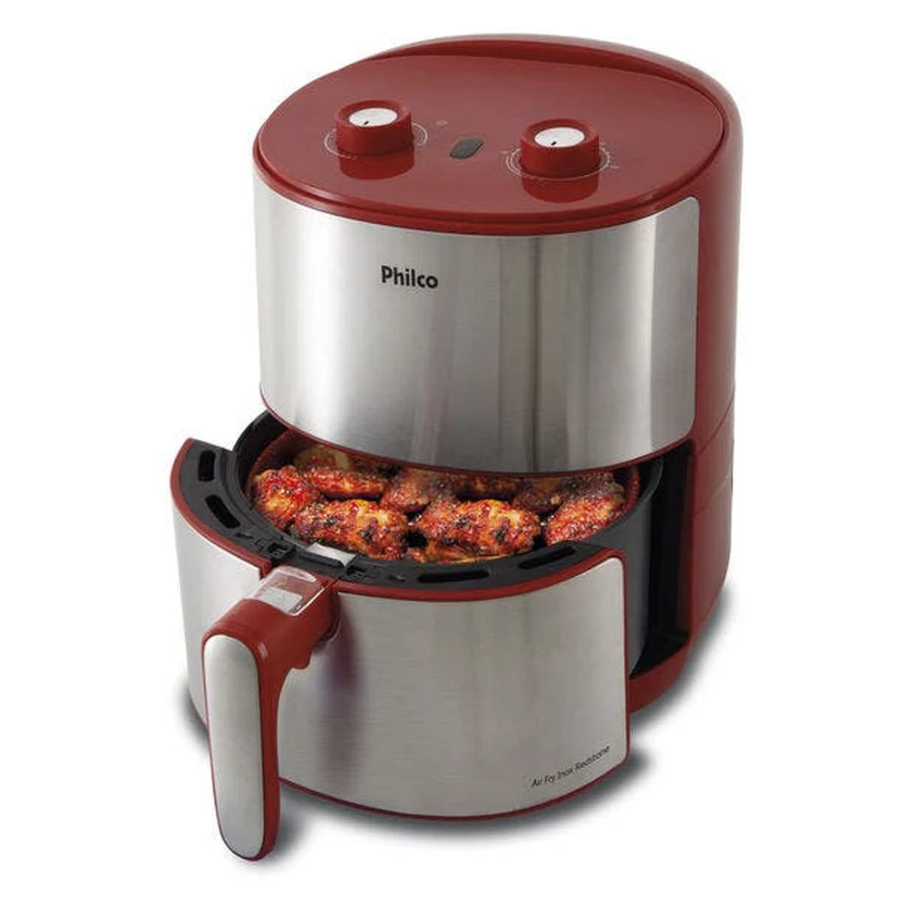 Fritadeira Air Fryer Philco Redstone Pfr10vi Inox 4l 1500w 220v