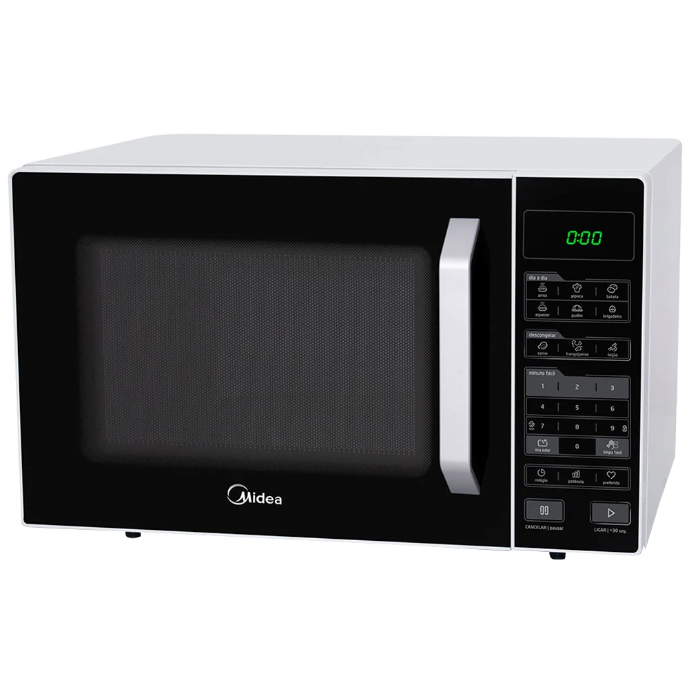 Micro-ondas Midea 35L 1000W com Função Limpa Fácil e Tira Odor MXSA35
