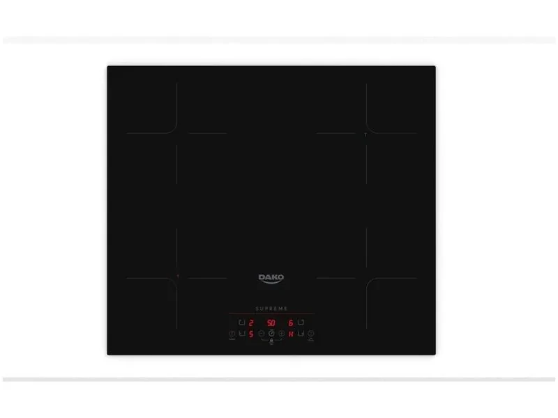 Cooktop De Indução 4 Bocas Dako Supreme Preto 220V