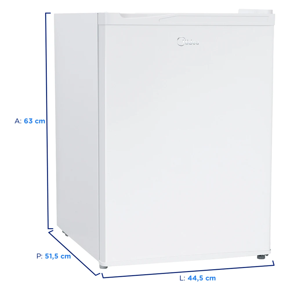 Frigobar Midea 67L 1 Porta Degelo Manual MDRD10