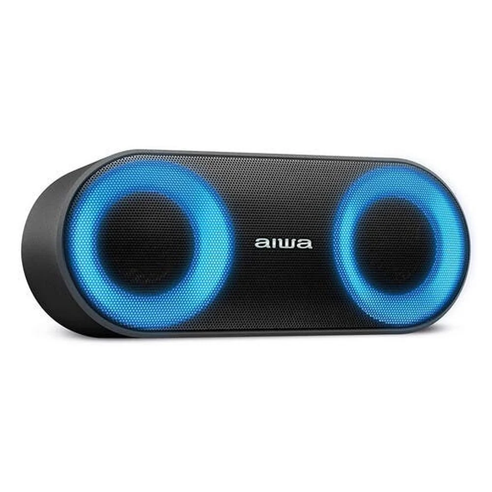 Caixa De Som Mini Speaker Aiwa Com Proteção A Água E Poeira - Aws-sp-01