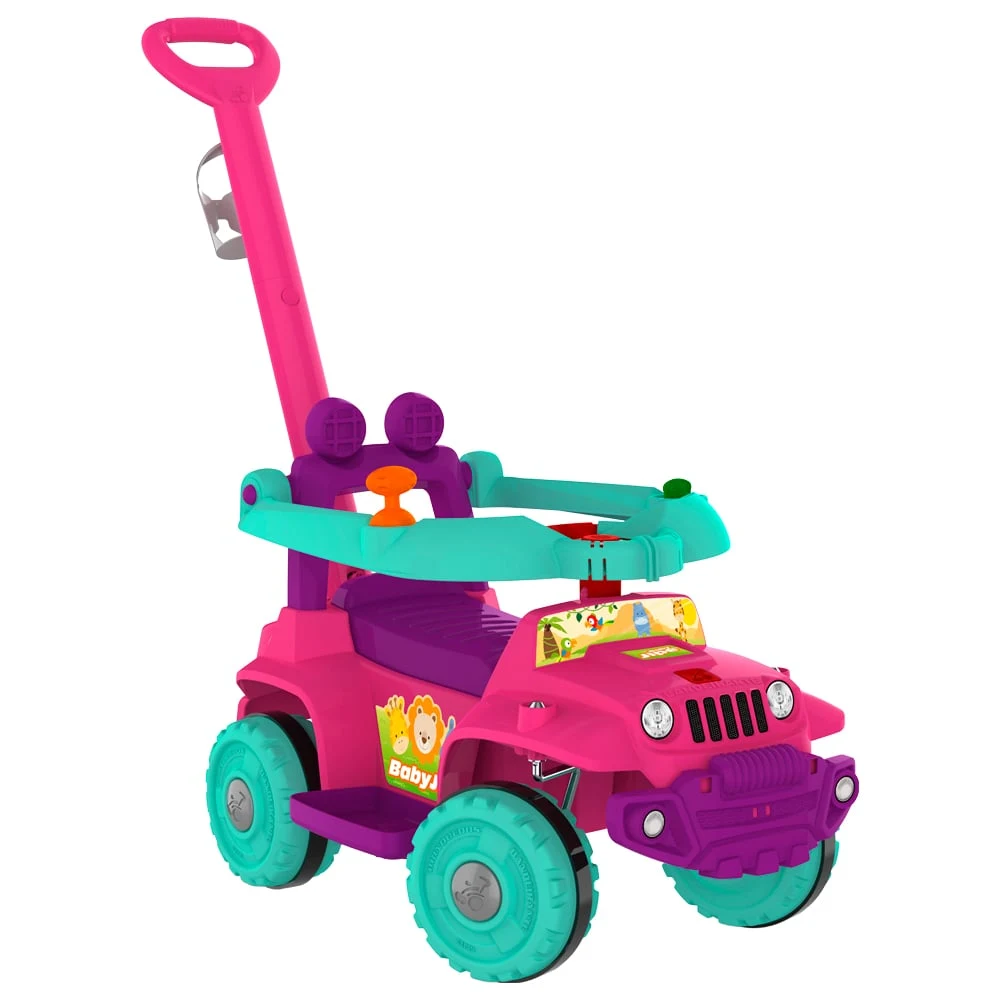 Carro de Passeio a Pedal Infantil Bandeirante Babyjipe Andador