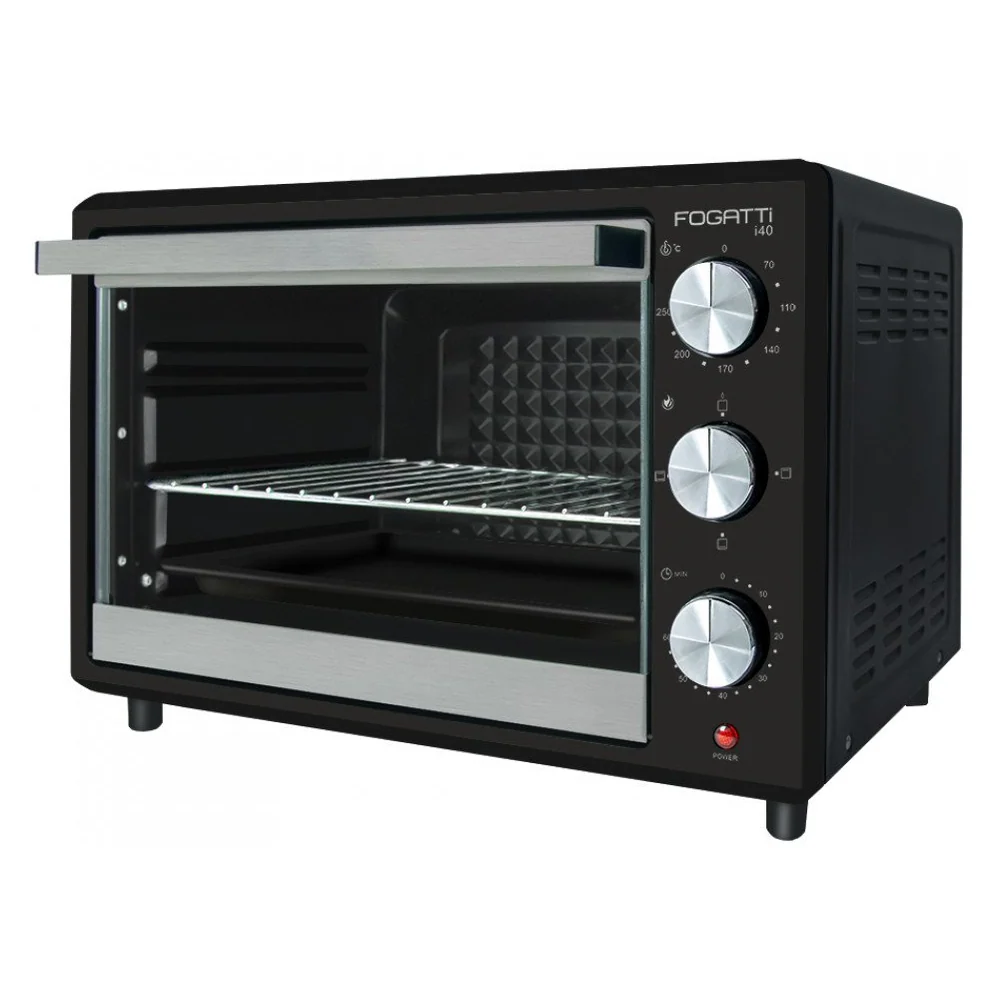 Forno El&eacute;trico de Bancada 40 Litros Fogatti Black i40