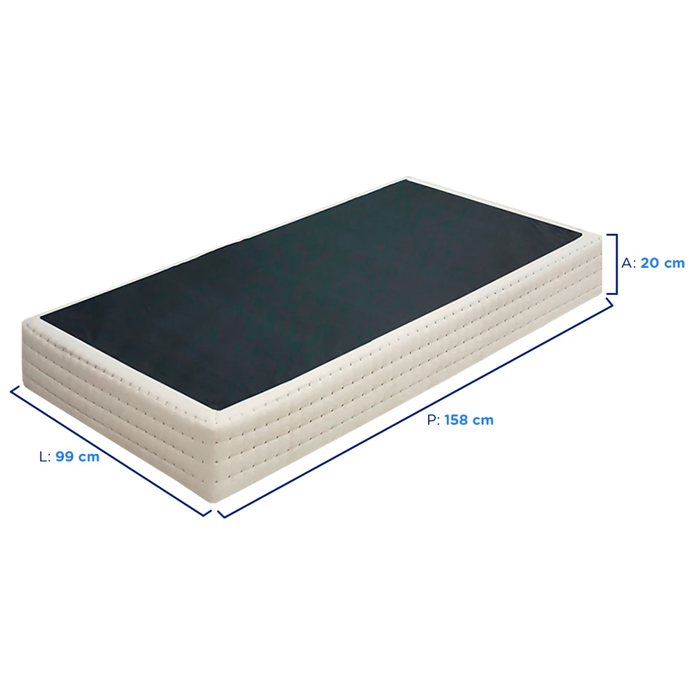 Base Cama Box Gazin Universal Convencional Jaquard Bordado