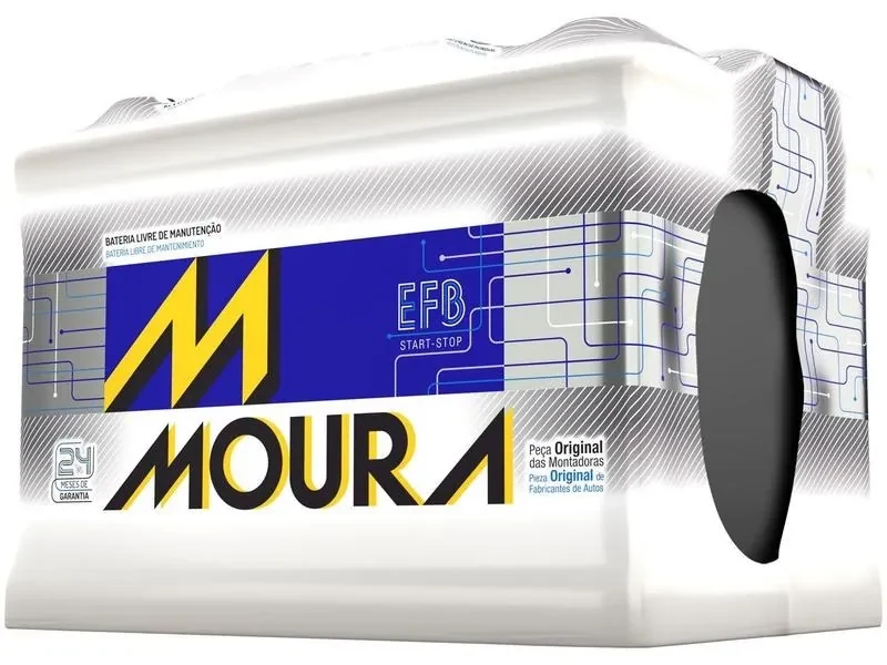 Bateria carro MOURA 50ah Honda Civic - 50JD - 12V sem a troca
