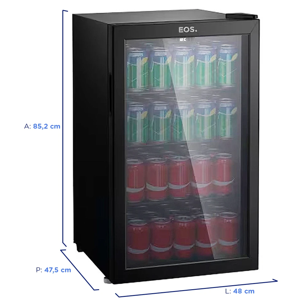 Frigobar Expositor EOS 124L Eco Gelo Porta de Vidro EEV120
