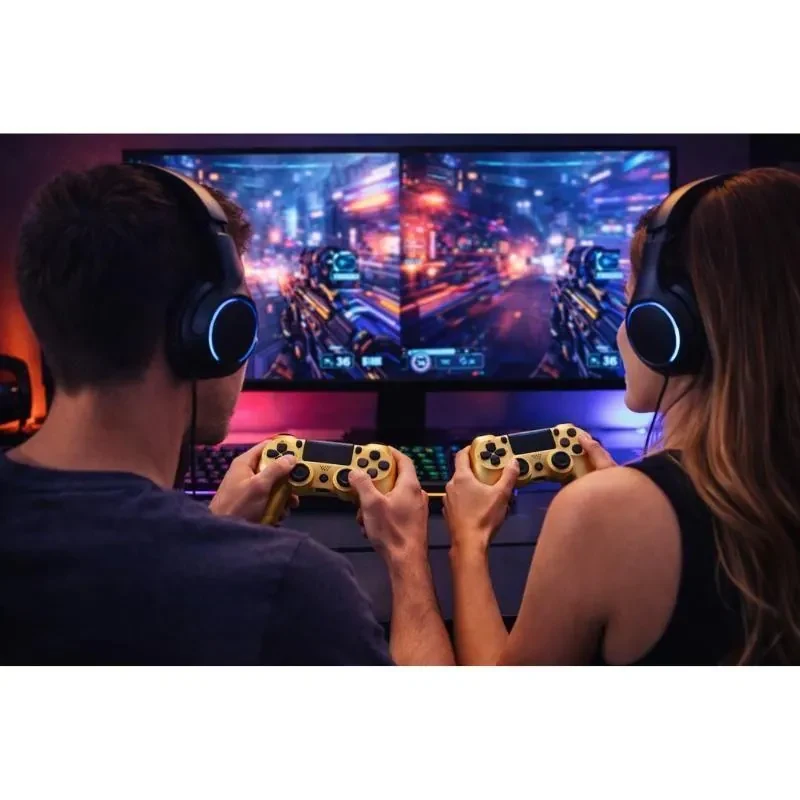 Controle Sem Fio Compatível Com Play4 Ps4 Playstation 4 / slim / pro / pc E Smart Tvs Samsung
