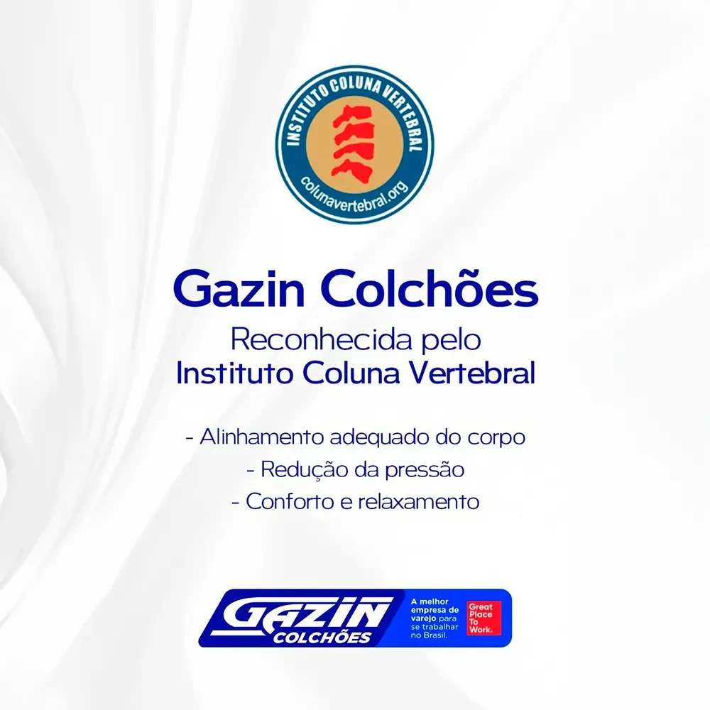 Colchão Solteiro Gazin Supreme Espuma D33 78x188