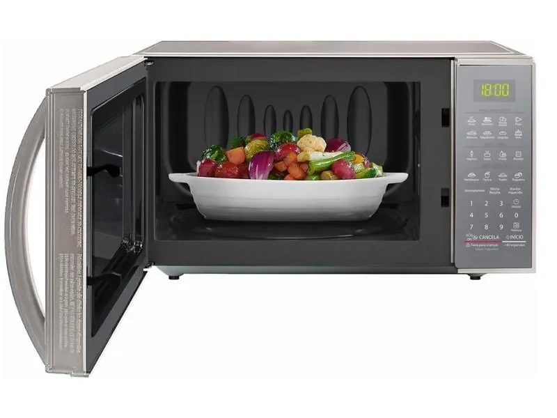 Microondas LG 30 Litros Limpa Fácil MS3043BR